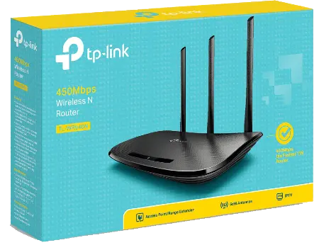 Router WiFi TP-Link TL-WR940N v6.0 4 Puertos 3 Antenas 450Mbps 2.4GHz Modo Access Point / Repetidor